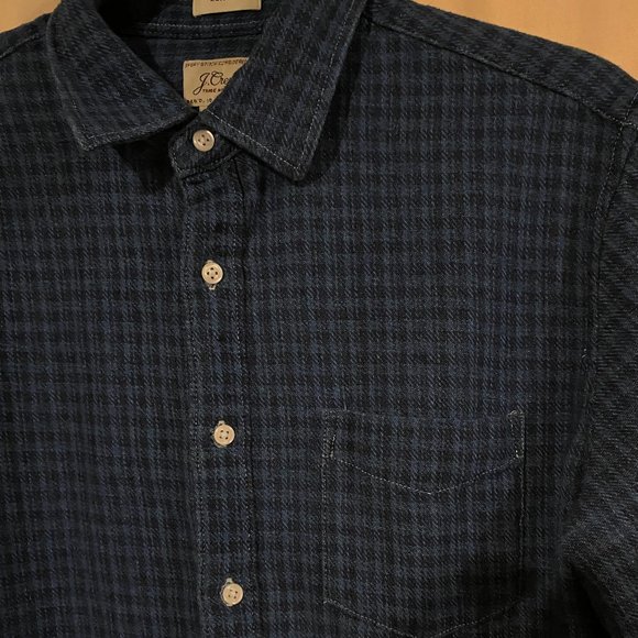 J Crew Indigo Shirt Classic fit Medium - Picture 3 of 4